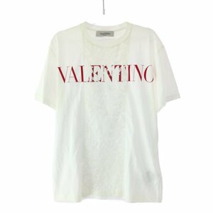 ヴァレンティノ ロゴプリント 刺繍 半袖 カットソー・Tシャツトップス/WB3MG13W6FV/XS/ホワイト/VALENTINO GARAVANI 翌日配送可■500403