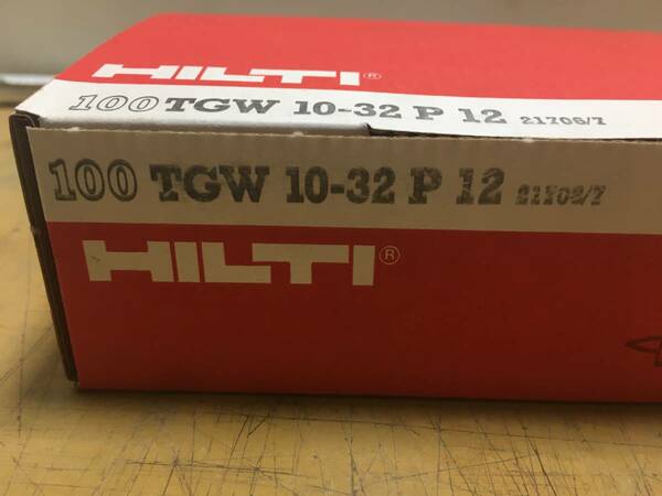 送料無料！！[税込・中古品]　ヒルティ TGW10-32P12 鋲打機用アンカー 100個×3箱 未使用品