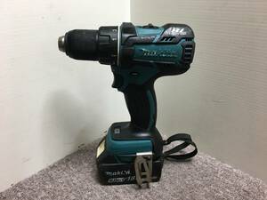 送料無料！！[税込・中古]　 makita マキタ・ 充電式ドライバドリル・ DF480D・バッテリー付き・動作確認済み