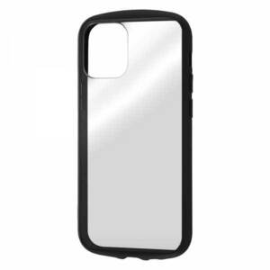 iPhone 12mini Impact-proof case black cover Puffull clear hardness 2H poly- car boneito simple RT-P26CC14-CBM