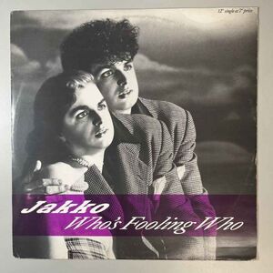 40225★美盤【UK盤】 Jakko / Who's Fooling Who ★12inch 45回転