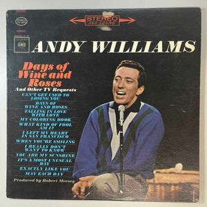 40213【US盤】 Andy Williams / Days of Wine and Roses