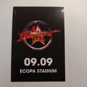 B'z　ステッカー　静岡　エコパ　9/9　2023　日付入り