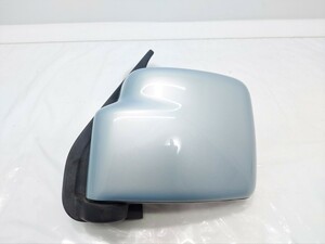 良品 DA64W エブリイワゴン 左 ドアミラー 助手席側 動作確認済み 水色 ZCT ブルー 5ピン 5P サイドミラー エブリー ② B2(8)