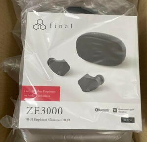 【新品未開封】 final ZE3000 完全ワイヤレスイヤホン ブラック