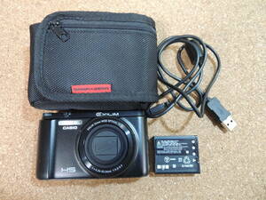 【デジタルカメラ】カシオ　エクシリム　EX-ZR1000 ＋ 充電池 ＋ 充電ケーブル ＋ ケース　セット
