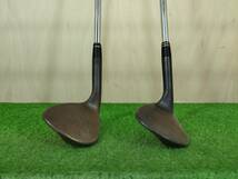  【ウェッジ2本セット】TaylorMade rac FE2O3/rac BLACK テーラーメイド 58度/60度 純正スチールシャフト DynamicGold　フレックス　S200　_画像5