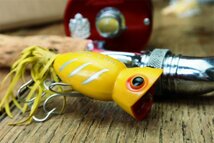 ARBOGAST HULA POPPER アーボガスト フラポッパー 5/8oz / HEDDON 道楽 ザウルス ZEAL バルサ50 ハトリーズ UMCO 昭和アングラーに_画像6