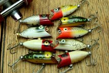 OLD HEDDON SPOOK LUCKY 13 / タイニーラッキー13 オールドルアーセット / 道楽 ハトリーズ ZEAL BALSA50 UMCO FENWICK 全盛時代_画像8