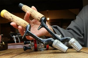 1930-40年代 USA ガングリップ HEDDON 道楽 PFLUEGER ZEAL ABU LANGLEY ダイレクトリール スチール ソリッドグラスロッドビルディングに