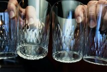 BACCARAT RICHELIEU 8.8cm 4本セット オールドバカラ クリスタルグラス ゴブレット ビールグラス タンブラーグラス ハイボール コップ_画像6