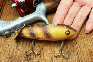 #1800 HEDDON CRAB WIGGLER オールドウッドルアー / ABU RECORD 道楽 ハトリーズ バルサ50 ZEAL ザウルス マツモトーイ ウッドルアー好きに