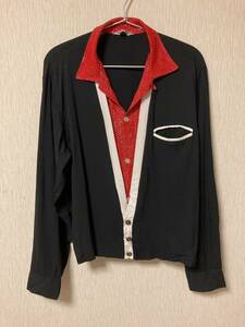 ●Dunhill SPORTSHIRT レイヤードシャツ 50’s 60’s ビンテージ ロカビリー ギャバシャツ USA製 アメリカ製 vintage USED