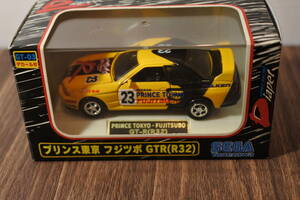 セガ.ヨネザワ　プリンス東京フジツボGT-R(R32)＃23　黄色　未使用品　レアモデル