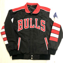 BH97)JH Design Chicago Bulls リバーシブルナイロンジャケット/NBA/ シカゴ・ブルズ/2XL/B系HIPHOPUSサイズ_画像2