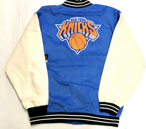 BI1)FISLL New York Knicks Varsityジャケット/NBA/ ニューヨーク・ニックス/XL/B系HIPHOPUSサイズ