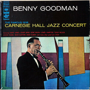 Benny Goodman　THE FAMOUS 1938 CARNEGIE HALL JAZZ CONCERT レコード２枚組　