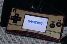 動作確認済◆美品 GAME BOY micro ゲームボーイミクロ 本体 ファミコンカラー 任天堂 Nintendo ＋ACアダプタ/ セット _画像2