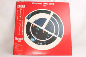 ★帯 ステッカー付 コナミ ゲーム ミュージック レコード GMO LP 12インチ Konami GAME MUSIC VOL.1 