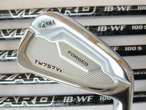 【美品】進化した飛び系ツアーアイアン！ TOUR WORLD TW757Vx VIZARD IB-WF 100S　6~PW 5本組　￥143,000