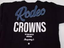 ★RODEO CROWNS/ロデオクラウンズ★ロング丈Vネックニット セーター/FREE/黒・デニム_画像8