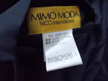 訳アリ★MIMO MODA NICO international/ミモモーダ★リバーシブルコート ファー・シルク/茶系・黒_画像5