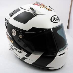 【送料無料】最高峰モデル Arai アライ GP-6 Andre Lotterer アンドレ・ロッテラー Lサイズ 59-60cm HANSアンカー付き 4輪用 カートの画像8