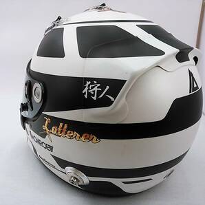 【送料無料】最高峰モデル Arai アライ GP-6 Andre Lotterer アンドレ・ロッテラー Lサイズ 59-60cm HANSアンカー付き 4輪用 カートの画像3