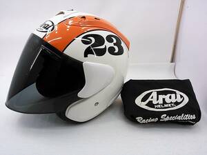 【送料無料】Arai アライ SZ-Ram3 STOUT スタウト Mサイズ スモークシールド付き ジェットヘルメット