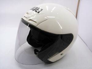 【送料無料】SHOEI ショウエイ J-FORCE SV JフォースSV WHITE ホワイト Lサイズ ジェットヘルメット 白バイ