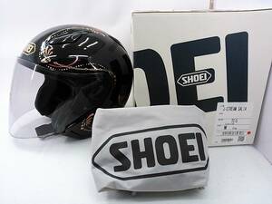 【送料無料】良品 SHOEI ショウエイ J-STREAM Jストリーム SALIA サリア ブラック Mサイズ 元箱付き ジェットヘルメット