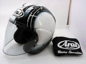 【送料無料】良品 Arai アライ VZ-RAM HARADA TOUR ハラダ・ツアー Mサイズ ジェットヘルメット