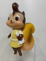 昭和レトロ★サンヨー★EXPO'70★リコちゃん★リス★ソフビ人形★貯金箱 １２．３ｃｍ 当時物 手塚治虫 企業物 非売品 現状_画像9