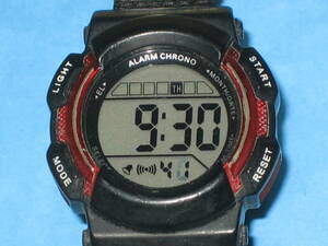◆J.AXIS SUNFLAME(サンフレーム) デジタル腕時計 5BAR 動作品◆ 