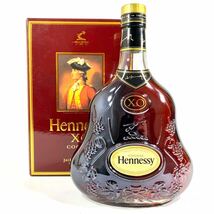 ☆未開封☆格安☆ヘネシー XO 金キャップ ブランデー Hennessy 箱付 古酒 未開栓 コニャック RO_画像1