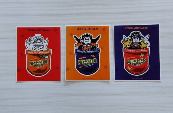 レゴランド ハロウィン シール 非売品 ×3枚