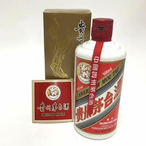 N-73 マオタイ 貴州茅台酒 中国 古酒 酒 天女ラベル 箱付き 未開栓 MOUTAI マオタイシュ 500ml 53度 重量 中国酒 飛天牌