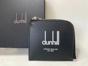 L字ファスナー ダンヒル 財布 コインケース 黒 dunhill