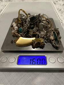 SILVER 総重量 160g 全て925 silver刻印ありアクセサリーまとめて　指輪ネックレスイヤーカフピアスイヤリングネクタイピンブレスレット他