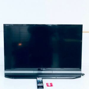 【美品】SHARP シャープ/AQUOS アクオス/液晶テレビ/LC-32DR9/リモコン+B-CAS セット/Blu-ray+HDD500GB　内蔵録画内蔵