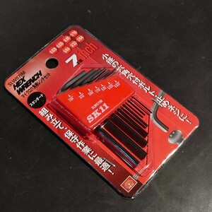 未使用品 藤原産業 SK11 エスケー11 マイクロ六角棒レンチセット インチサイズ 7本組 SLW07IM