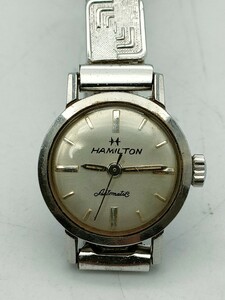 1円〜 HAMILTON ハミルトン 腕時計 自動巻き レディース シルバーカラー シルバー系 3針 アンティーク ヴィンテージ