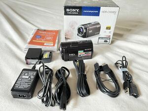 SONY デジタルHDビデオカメラ HDR-CX590V ブラウン　中古品