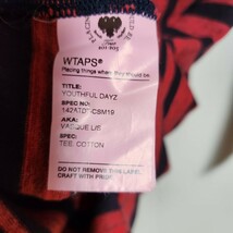 WTAPS VASQUE L/S ボーダーロンT　赤_画像6