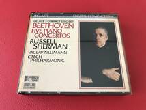◆シャーマン/ベートーヴェン:ピアノ協奏曲全集 /ノイマン/チェコ・フィル/3CD/CDD011　 #J18YY1_画像1