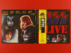 ◇◇キッス Kiss/Alive II キッス・アライヴ/帯付き2枚組LP、19S-3～4 #J24YK4