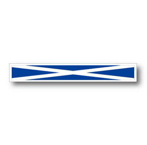 B_1-M■スコットランド国旗バナーステッカー Mサイズ 3x20cm 1枚■スーツケース 車 などに☆Scotland イギリス 屋外耐候耐水シール 即買 EU