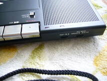 ★[TCM280012]★動作品 SONY TCM-280B [黒]ソニー カセットレコーダー 純正カバー付き No:30565　[録再機]_画像6