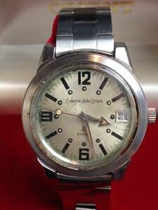  60's ORIENT カレンダー オート オリエント ダイバー 自動巻 Calendar auto orient diver