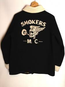 SIBRO x GENT-X The “SMOKERS M.C.” 3/4 Jacket ウール メルトン スリークォータージャケット SIRANO BROS. &CO.ファラオジャケット